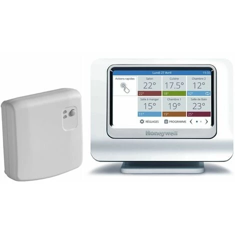HONEYWELL Pack EVOHOME WIFI Connecté - Le Pack Thermostat Avec Module Et Support Et Passerelle De Communication (version Connectée) 3 HONEYWELL Pack EVOHOME WIFI Connecté - Le Pack Thermostat Avec Module Et Support Et Passerelle De Communication (version Connectée)