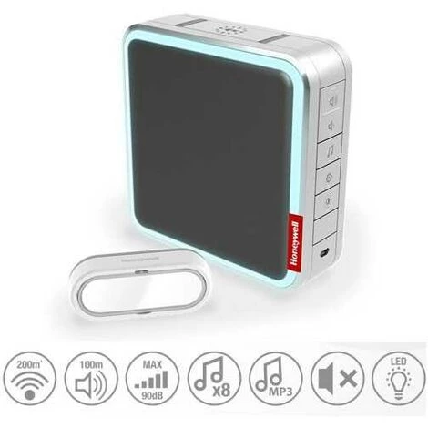 Carillon Mobile Sans Fil HONEYWELL 200m, Mode Sommeil Et Silence, Mélodies Personnalisables 4 Carillon Mobile Sans Fil HONEYWELL 200m, Mode Sommeil Et Silence, Mélodies Personnalisables – Image 2