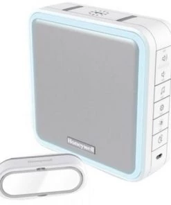 HONEYWELL Kit Carillon Sans Fil 150 Mètres Blanc 6 Mélodies - Blanc
