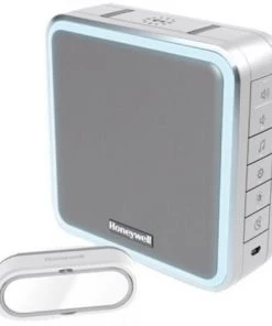 HONEYWELL Kit Carillon Sans Fil 150 Mètres Blanc 6 Mélodies - Blanc -HONEYWELL Soldes Boutique 18513299 2