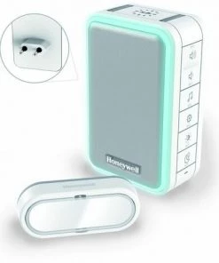 HONEYWELL Friedland Sonnette Sans Fil Libra+ Avec Bouton-poussoir Sans Fil Blanc