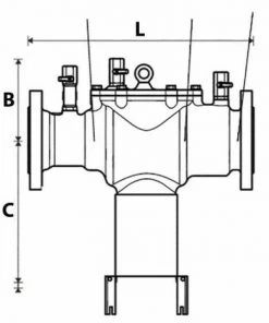Disconnecteur Contrôlable à Brides BA300 DN200 - HONEYWELL : BA300-200A