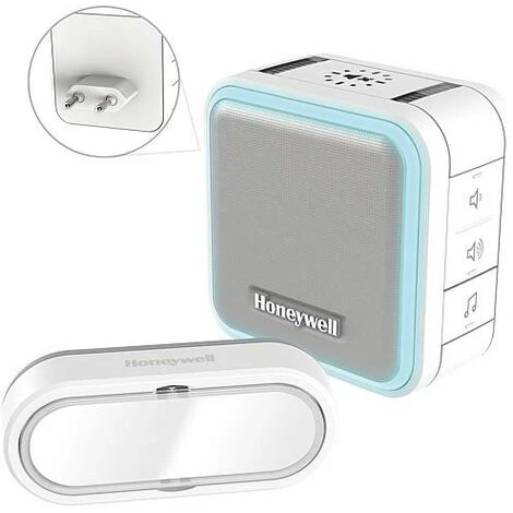 HONEYWELL Setde Prise Gong Radio DC515SP2L Serie 5 150m, Blanc 3 HONEYWELL Setde Prise Gong Radio DC515SP2L Serie 5 150m, Blanc