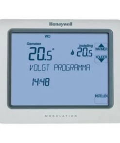 Honeywell Chronotherm Horloge Thermostat Modulation Tactile Avec écran Tactile 7 31°c Vol D'électricité Sans Pile Blanc - Blanc