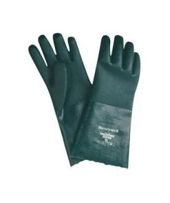 HONEYWELL Gant PVC Trempé Vert 40 Cm - Taille: 9