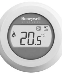 Honeywell Round Connected Room Thermostat Wireless 24v Connected Wireless On/off White - Blanc