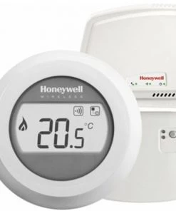 Honeywell Round Connected Room Thermostat Wireless 24v Connected Wireless On/off White - Blanc -HONEYWELL Soldes Boutique 52065208 4
