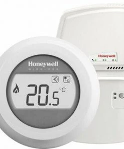 Honeywell Round Connected Room Thermostat Wireless 24v Connected Wireless On/off White - Blanc -HONEYWELL Soldes Boutique 52065208 5